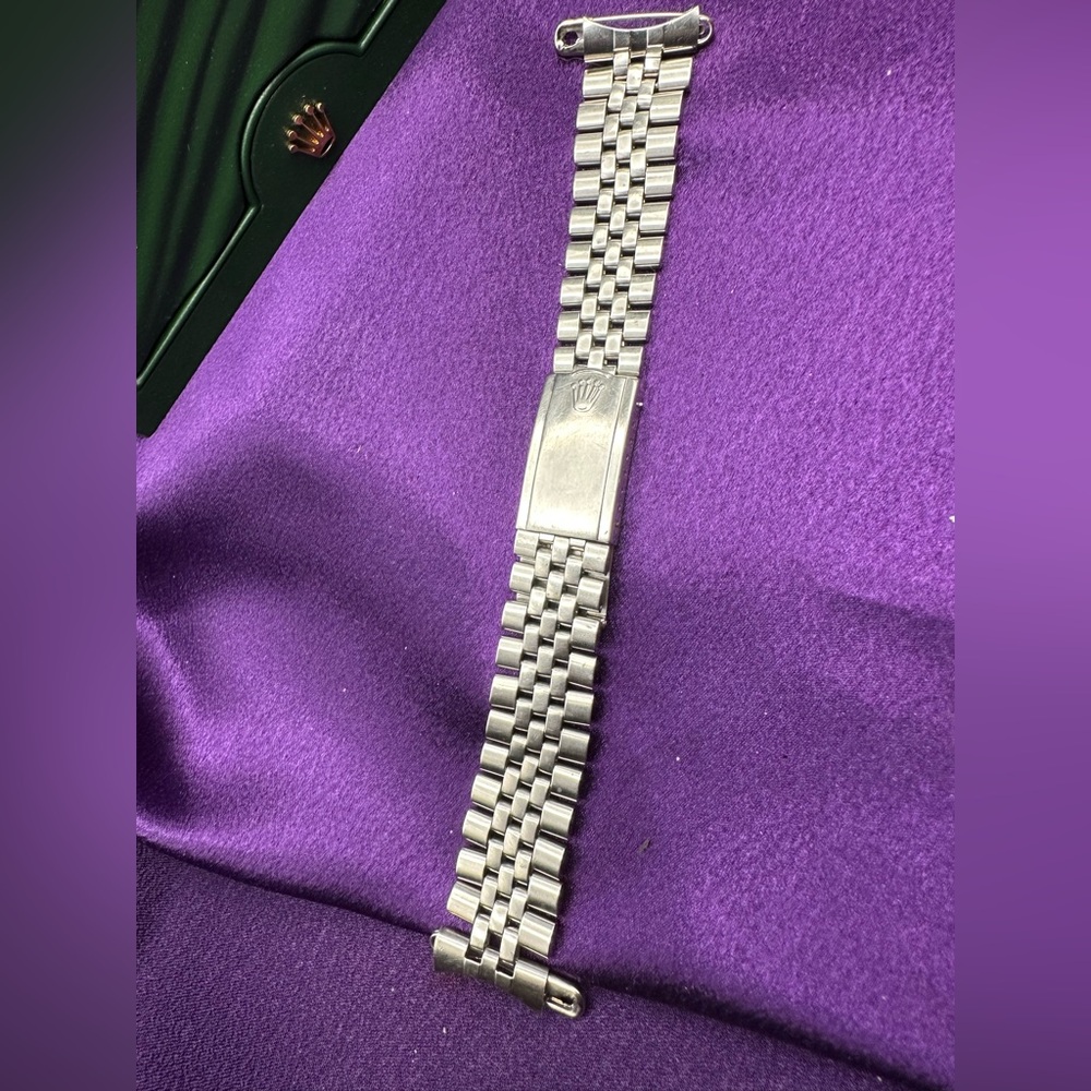 Rolex Vintage Stainless Steel Jubilee Bracelet 19mm - Picture 2 of 11